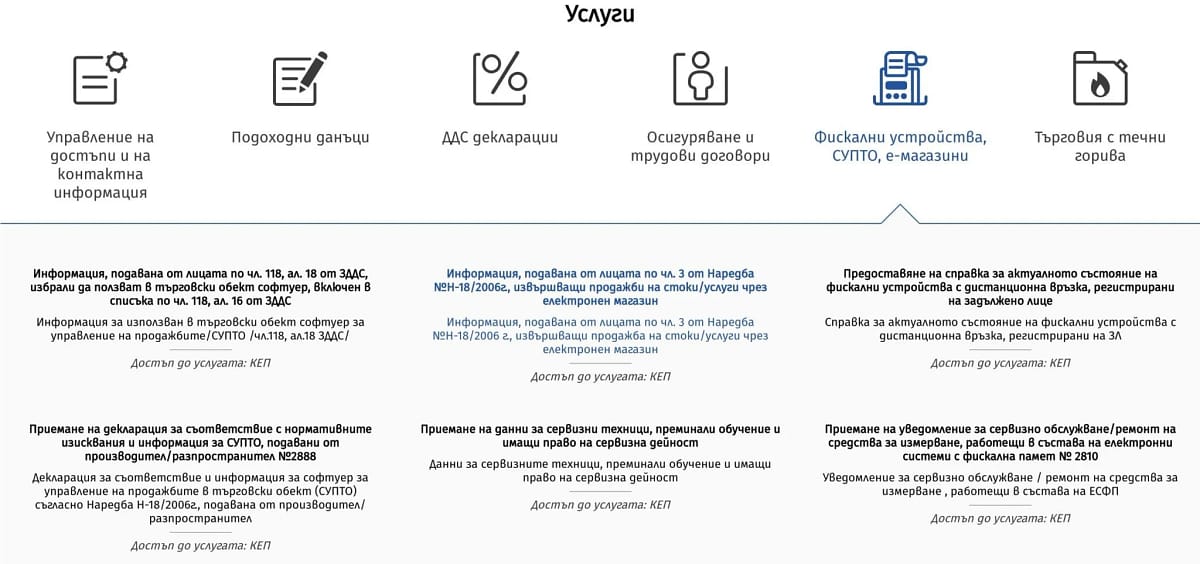 Регистрация в НАП